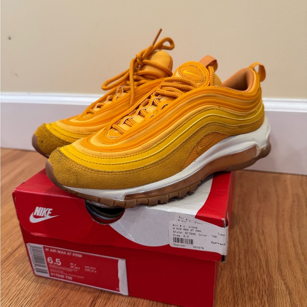 Nike Air Max 97 in Mustard and Amber